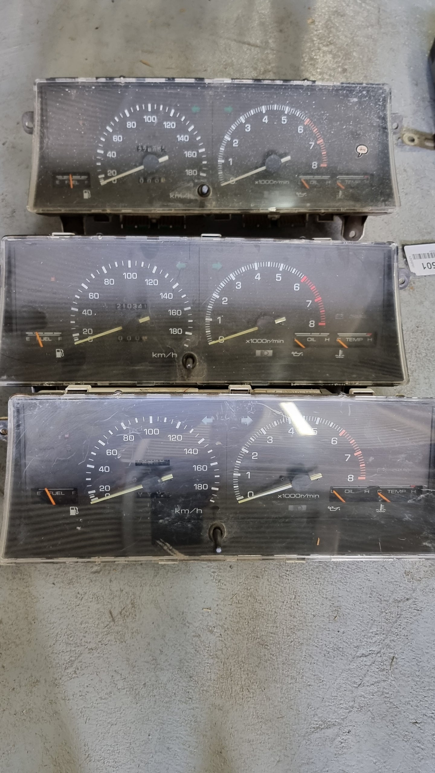 AE86 ADM gauge cluster assembly